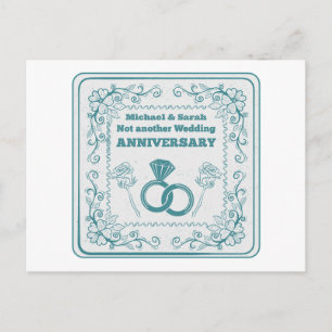 Carte Postale Pas un autre anniversaire de mariage