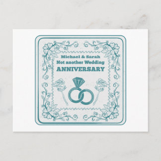 Carte Postale Pas un autre anniversaire de mariage