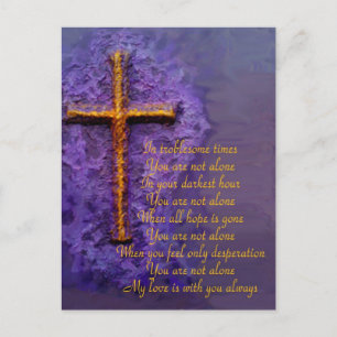 Carte Postale Pas un seul violet
