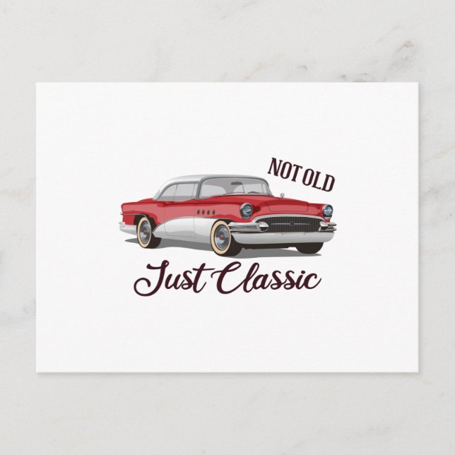 Carte Postale Pas Vieux Juste Classique (Devant)