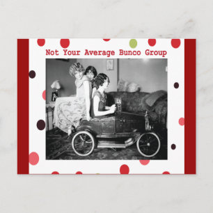 Carte Postale pas votre groupe de bunco moyen