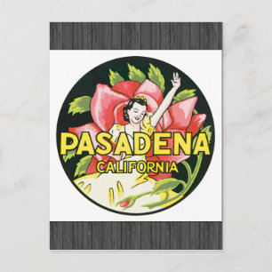 Carte Postale Pasadena Californie, Vintage