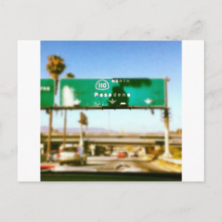 Carte Postale Pasadena en route
