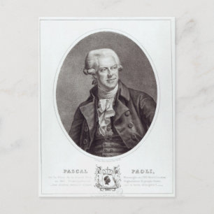 Carte Postale Pascal Paoli, 1872