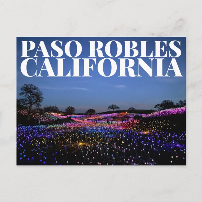 Carte Postale Paso Robles, Californie, USA (Devant)