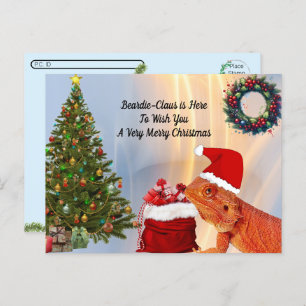 Carte Postale Passage à niveau - Beardie-Claus - Dragon à palier