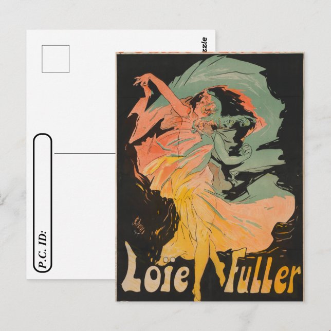 Carte Postale Passage - Art - Danse Moderne (Devant / Derrière)