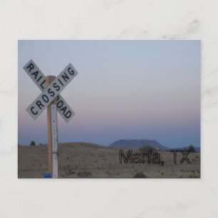 Carte Postale Passage ferroviaire Marfa, TX