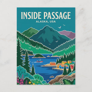 Carte Postale Passage Intérieur Alaska