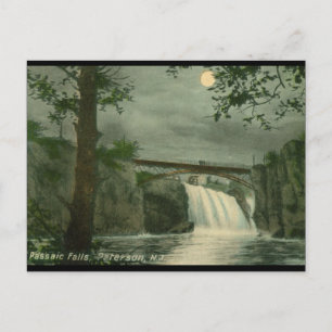 Carte Postale Passaic Falls, Paterson NJ Vintage