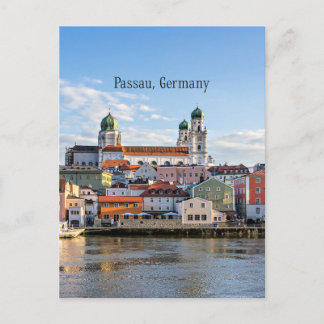 Carte Postale Passau, Allemagne paysage urbain,