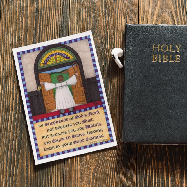 Carte Postale Passeport Inspirationnel des bergers de Dieu (Créateur téléchargé)