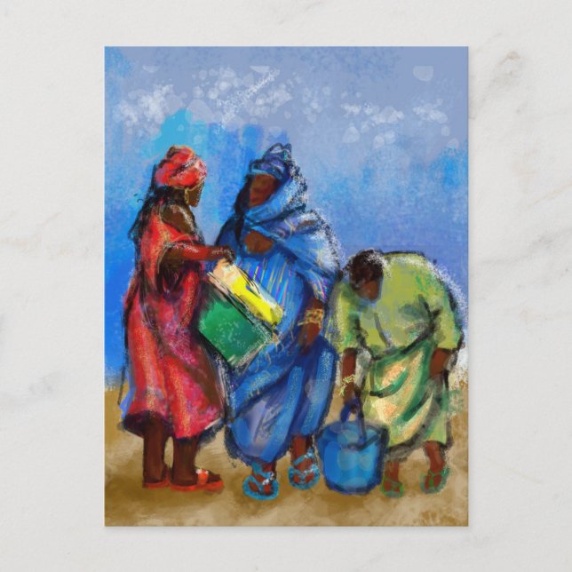 Carte Postale Passer Le Mot (Devant)