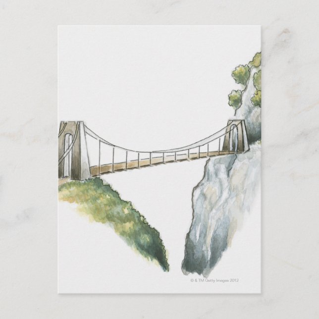 Carte Postale Passerelle (Devant)