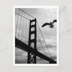 Carte Postale Passerelle vers l'Ouest, B&W