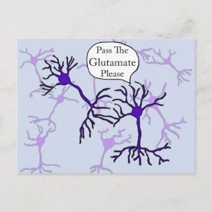 Carte Postale Passez le Neurone Glutamate