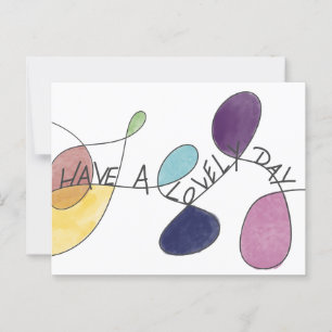 Carte Postale Passez une belle journée