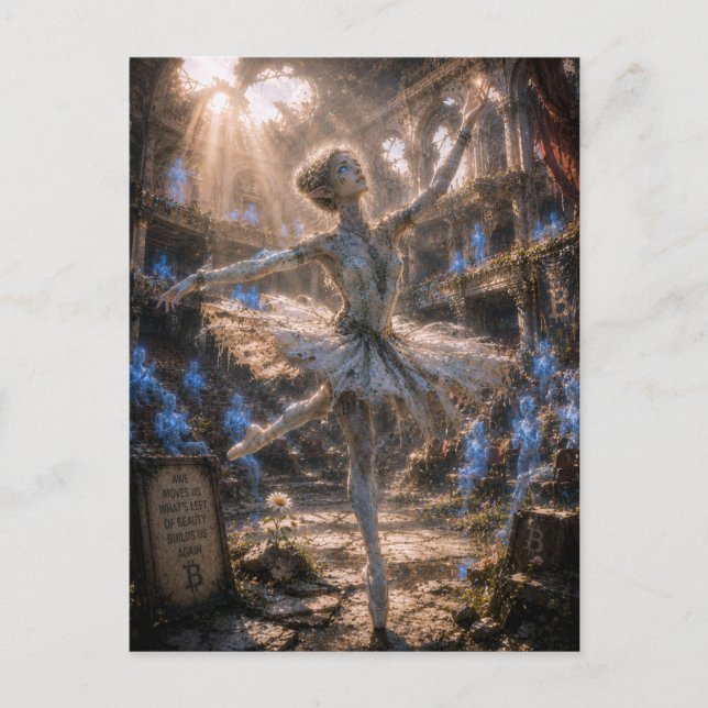 Carte Postale Passion / Ballerine / Opéra ruiné (Devant)