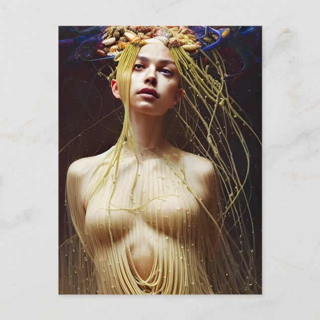 Carte postale Pasta Goddess (Devant)