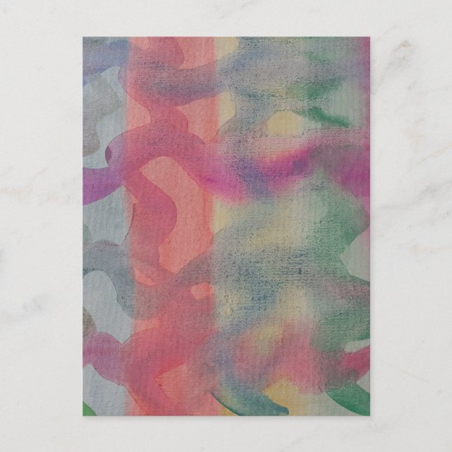 Carte postale Pastel Art Abstrait (Devant)