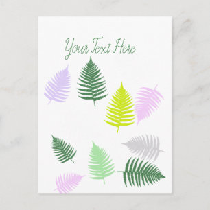 Carte Postale Pastel Colors Lucky Fern