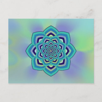 Carte postale Pastel Enlightention Lotus