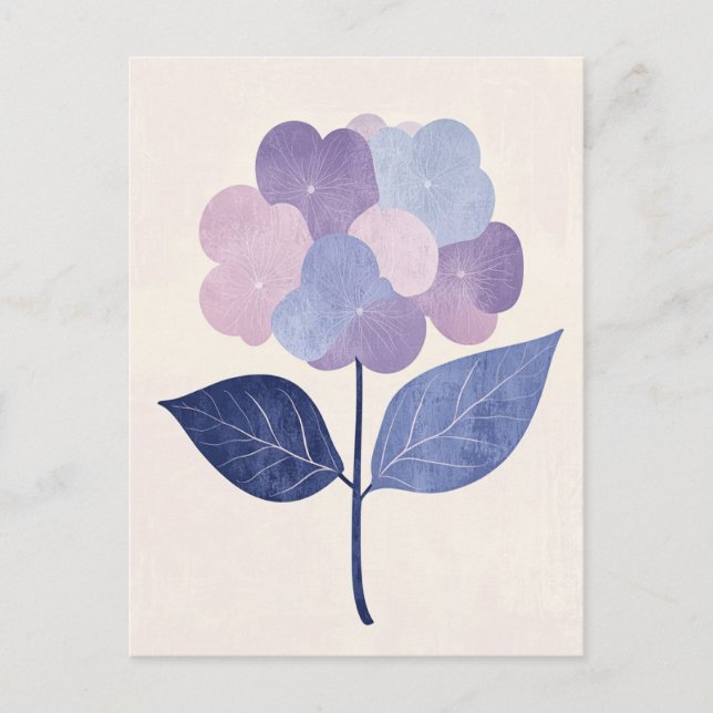 Carte Postale Pastel Flora dans la moelleux #089 (Devant)