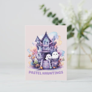 Carte Postale Pastel Hauntings - Cute Pastel Purple House