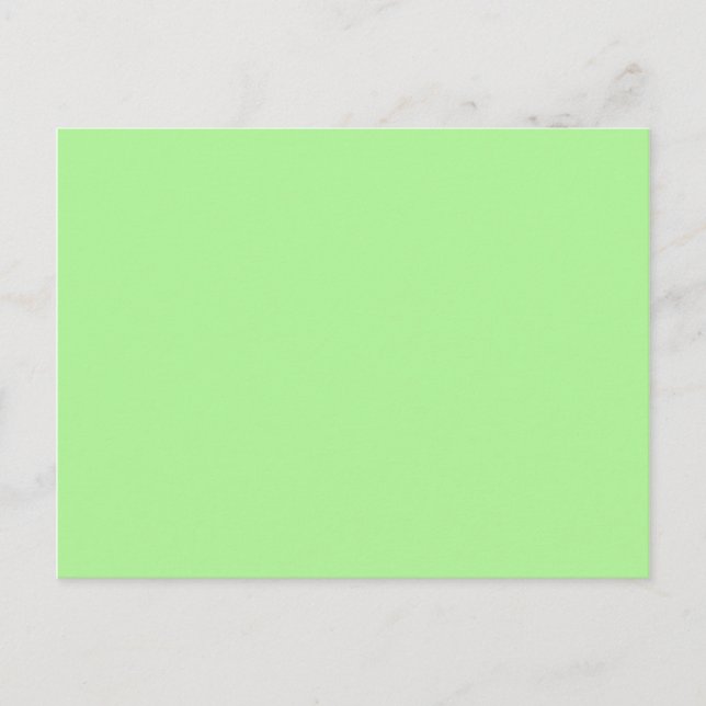 Carte Postale Pastel Lime Sherbet Vide (Devant)