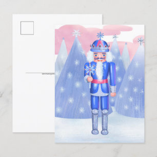 Carte Postale Pastel Nutcracker Snowflon King