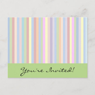 Carte postale Pastel Stripes
