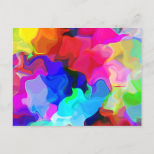 Carte Postale Pastel Swirls