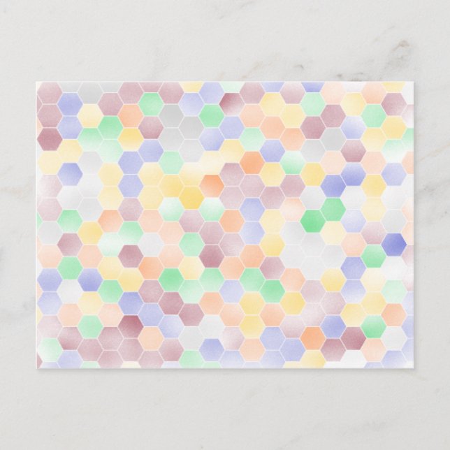 Carte postale Pastels (Devant)