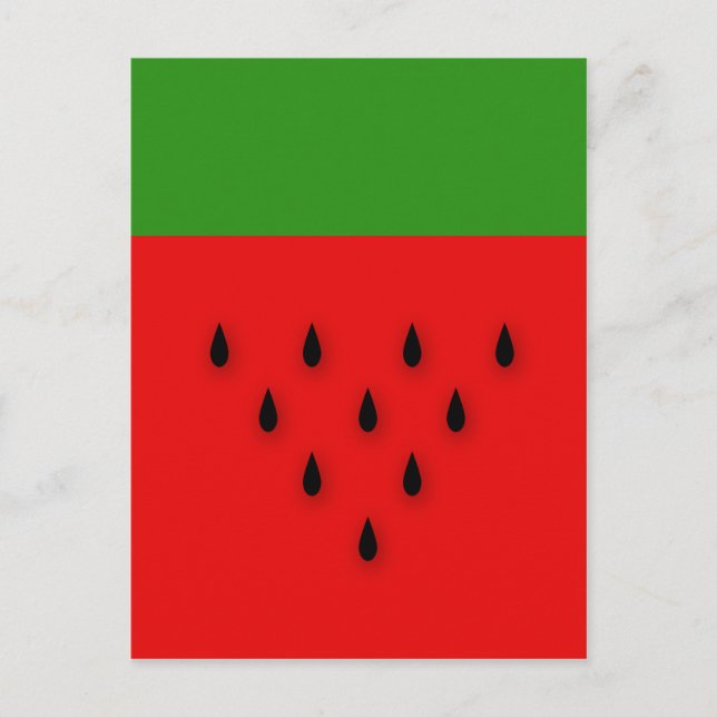 Carte Postale Pastèque ! (Devant)