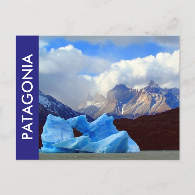 Carte Postale patagonia lago grey (Devant)