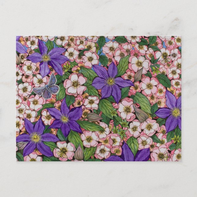 Carte Postale Patch violet 2011 (Devant)