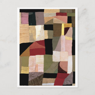 Carte Postale Patchwork (Berceau de fils) Sonia Delaunay
