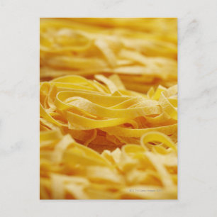 Carte Postale Pâtes aux oeufs, pâtes, Tagliatelle, italien, cru,
