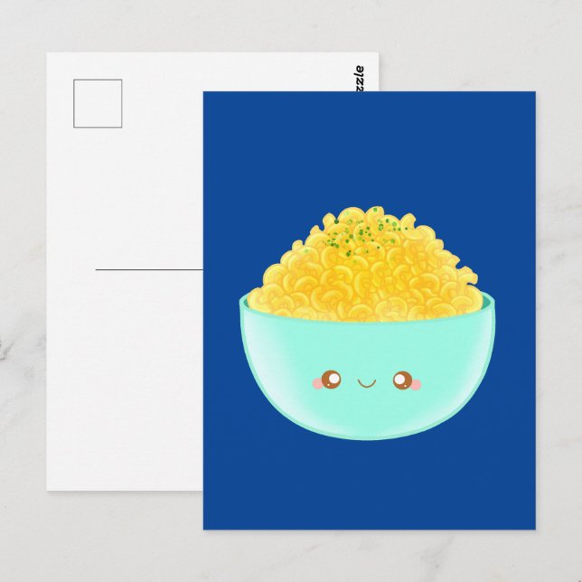 Carte Postale Pâtes Et Fromages (Devant / Derrière)