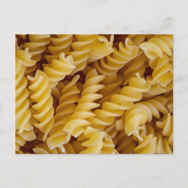 Carte Postale Pâtes Fusilli Nouilles (Devant)