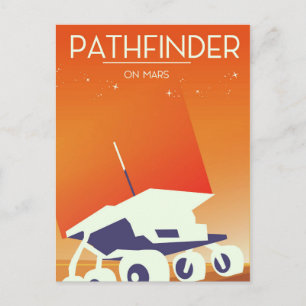 Carte Postale Pathfinder sur Mars Space Art