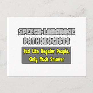Carte Postale Pathologistes de la langue de la parole...Plus int