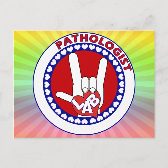 CARTE POSTALE PATHOLOGUE RND LOGO ASL LOGO (Devant)