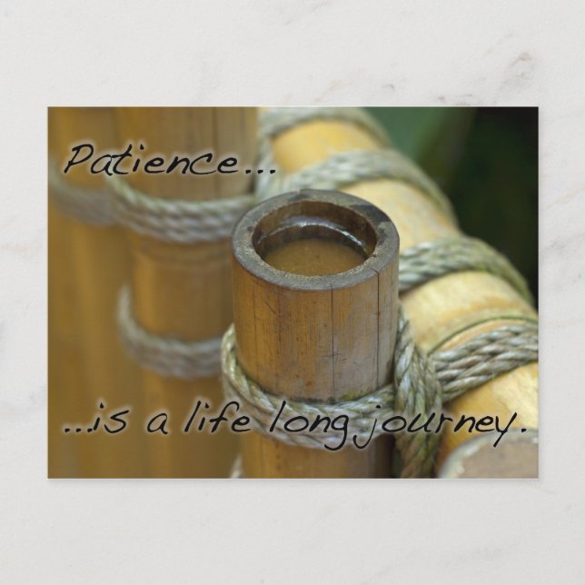 Carte postale Patience (Devant)