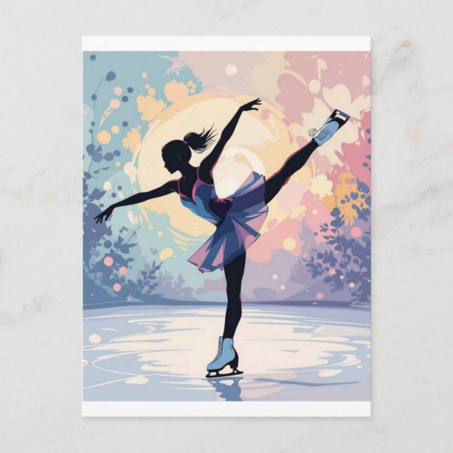 Carte Postale Patinage artistique (Devant)