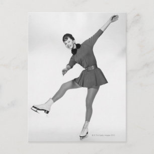 Carte Postale Patinage artistique féminin