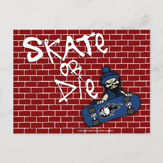 Carte postale Patinage ou décès (Devant)