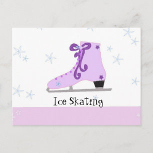 Carte Postale Patinage sur glace