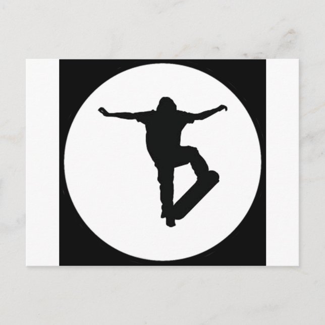 Carte Postale "Patineur" (Devant)