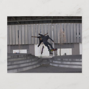 Carte Postale Patineur